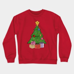 Christmas tree costume Crewneck Sweatshirt